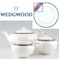 <span>Wedgwood Cantata was produced from 1994 - 1999. This fine white china has a blue marble band with tan Squares and gold trim.<br /><br /><span>Made in England.<br /><br />All our stock is new from the supplier, Wedgwood.&nbsp;<br /><br />*This is a discontinued range so only available while stock lasts.*<br /><br /><strong>Offical UK Stockist</strong></span><br /></span>