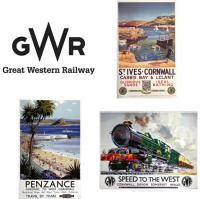 Shop for Greetings Cards of Great Western Railway Posters at Morrab Studio.