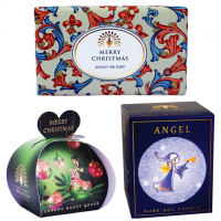 Add the comfort and wonderful scents of&nbsp;Christmas&nbsp;to your bathroom with the range of&nbsp;Christmas Soap available from The&nbsp;English Soap Company.<br /><br />Also, to add to the Christmassy atmosphere, we have some Christmas oils for your room diffusers by MadebyZen.
