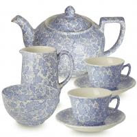 <span>Burgess Chintz is a delicate blue chintz flowered pattern dating from the early 1900's, derived from the wild geranium. This range is now discontinued.</span>