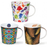 Abstract Art themed mugs and lots of bright patterns!&nbsp;