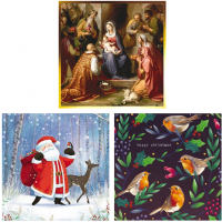 This is our selection of Christmas Cards at Morrab Studio.<br /><br />Including packs and individual cards.