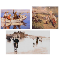 <strong>'Newlyn School of Art' Art Prints at Morrab Studio</strong><br /><br />Our exclusive selection includes many Cornish scenes - some of them recognisable places.&nbsp;<br /><br />'The Newlyn School of Art' was founded by a group of artists led by Stanhope Forbes. Forbes came to Newlyn in West Cornwall in 1884 and was immediately captivated by the scenery and people in the area. The 'Newlyn School' became famous for its superb realism, in 'Plein-Air' painting.