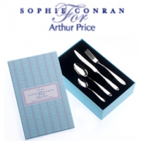 <p>Sophie Conran&rsquo;s elegant cutlery collection was launched in 2010 and has proved an incredibly popular gifting range, with its prettily packaged accessory sets.</p>
<p>Rivelin is inspired by an understanding that practical homewares should give pleasure and good service without sacrificing style. And introduced in&nbsp;2016 is Dune, with a dazzling starburst embossed finish to each piece.</p>