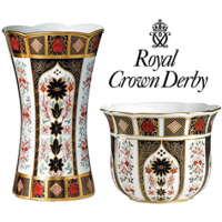 Royal Crown Derby: Established in 1750. One of the most exclusive names in world ceramics. Also one of the few still entirely made in England.