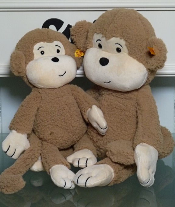Steiff Soft Cuddly Friends Brownie Monkey Medium with FREE Steiff Box EAN 060304 