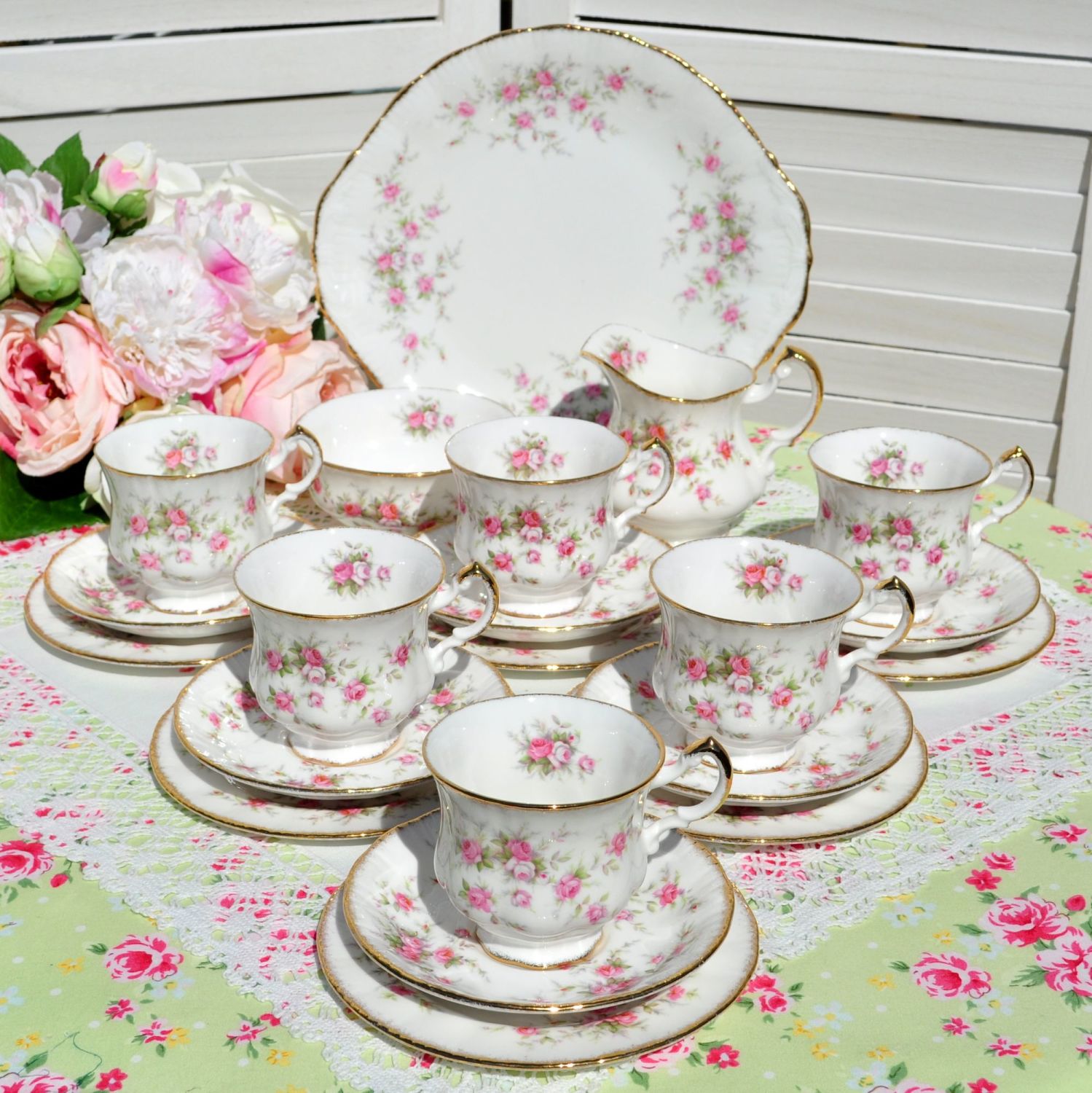Home & Living Paragon Victoriana Rose Teacup Tea Cups & Sets