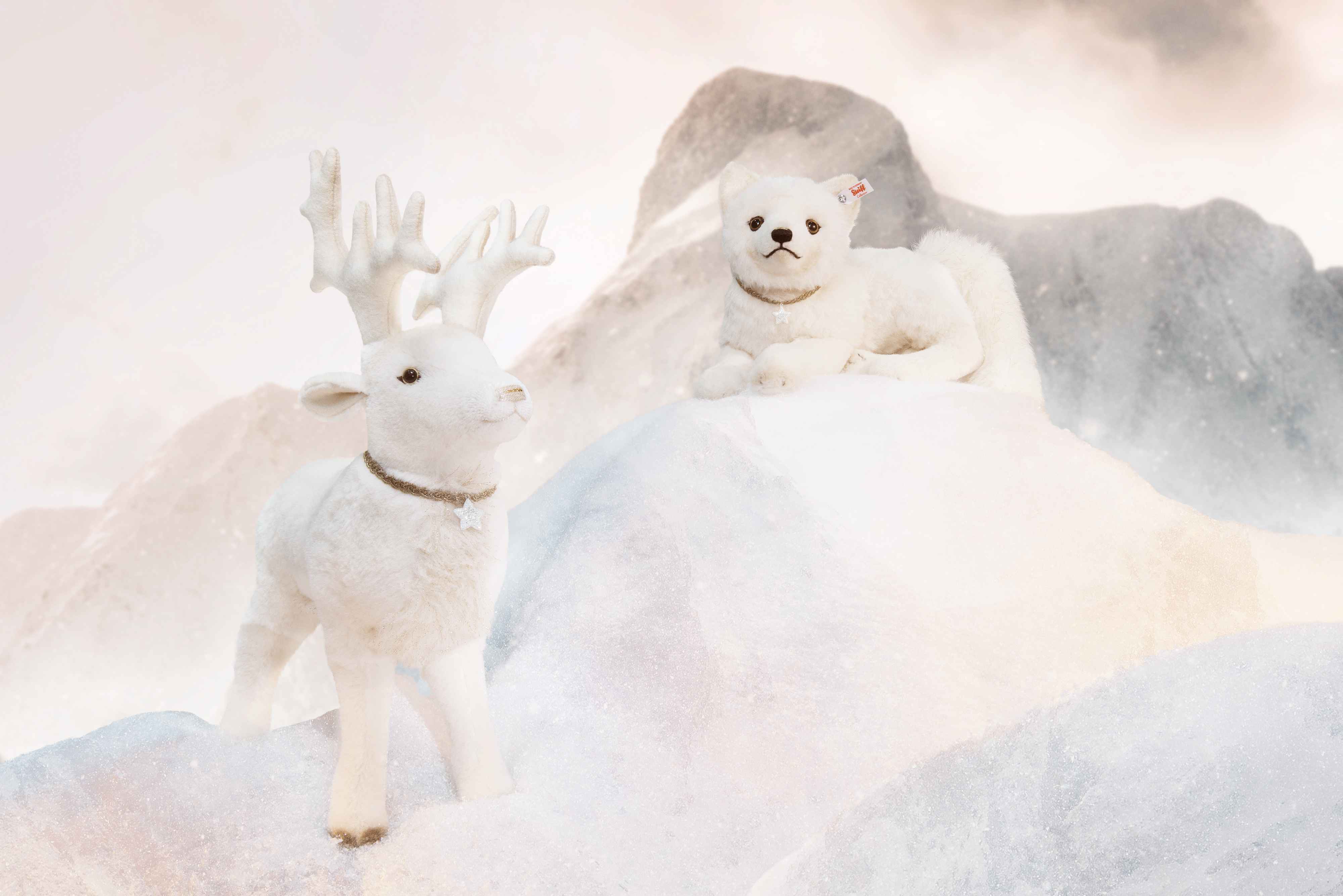 steiff winter reindeer