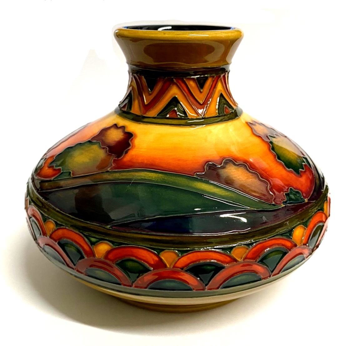 Moorcroft - Second Dawn Eventide Colourway Vase 32/5 (Numbered)