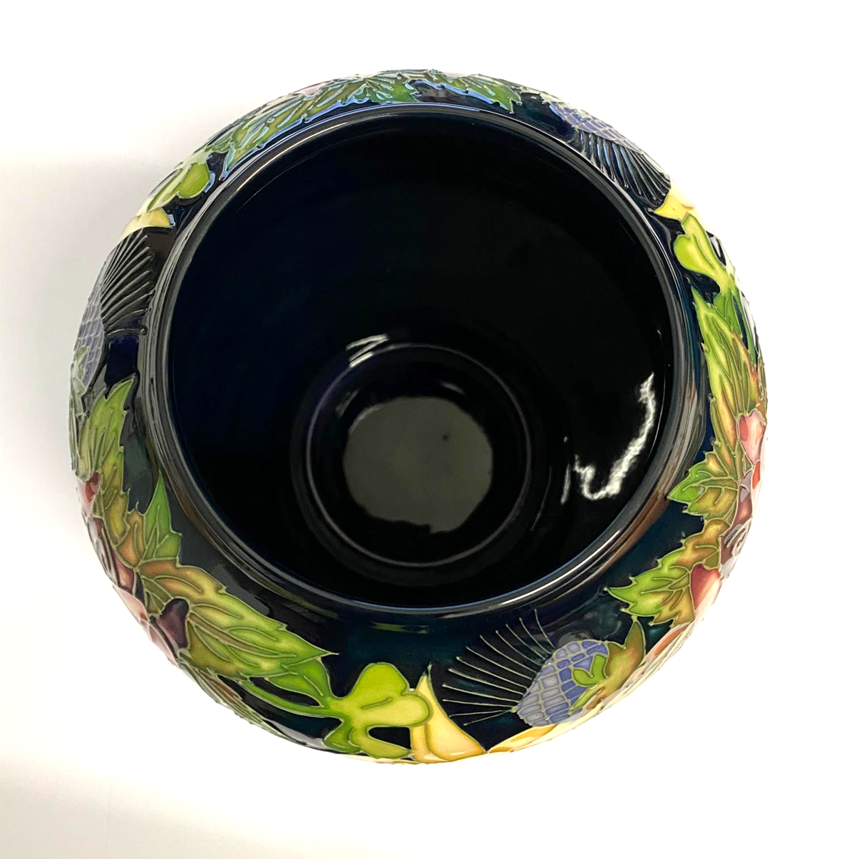 Moorcroft Diamond Jubilee Vase Queen Elizabeth II 402/4 (NE)