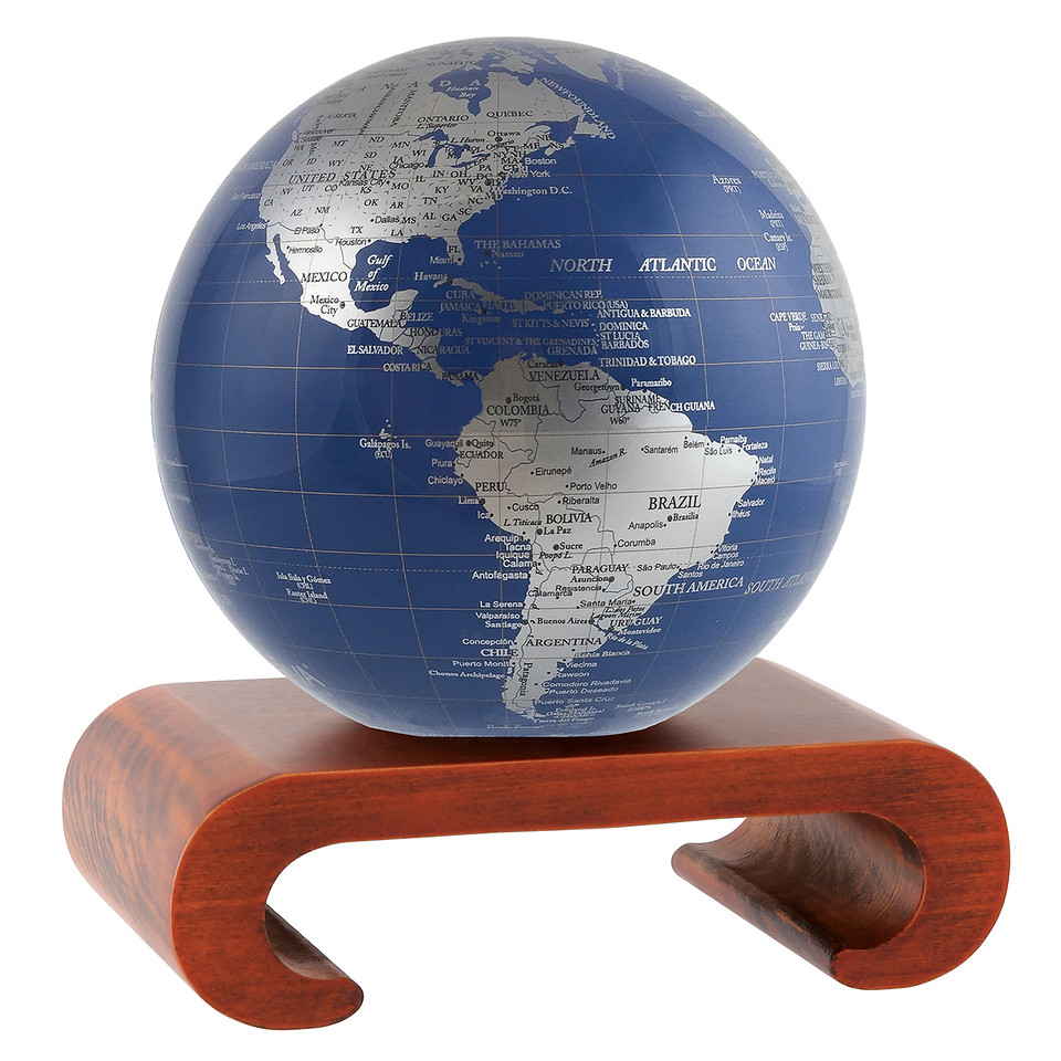 Mova Globe Accessories - Arched Base Dark Wood for 4.5 Globe