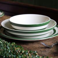 Introducing the new Cornishware 'Adder Green' collection decorated by hand in their West Country pottery using Cornish clay.<strong><br /><br />Official UK Stockist</strong><br />
<div id="gtx-trans" style="position: absolute; left: -263px; top: 20.5556px;">&nbsp;</div>