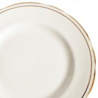 <p>Fine Bone China made in England.</p>
<p>Duchess Ascot china&nbsp;has a classic double gold band on pure white fine English bone china.</p>
<p>It has a classic Victorian style scalloped edge and a subtle embossed feel to suit elegant and fine dining as well as everyday use.</p>
<p>Every item is simply designed but beautifully and carefully crafted, with one standout feature &ndash; a mesmerising translucent characteristic, due to the exemplary quality of the china.</p>
<p>This unique characteristic &ndash; created by the collection&rsquo;s lead-free reflective glaze &ndash; actually enhances the appearance of all food presentation, therefore helping to make all dining occasions that little bit more special.</p>
<p>Duchess English fine bone china represents excellent value for an English made bone china set.<br /><br /><strong>Official UK Stockist</strong></p>
