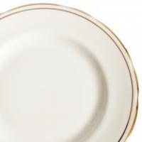 <p>Fine Bone China made in England.</p>
<p>Duchess Ascot china&nbsp;has a classic double gold band on pure white fine English bone china.</p>
<p>It has a classic Victorian style scalloped edge and a subtle embossed feel to suit elegant and fine dining as well as everyday use.</p>
<p>Every item is simply designed but beautifully and carefully crafted, with one standout feature &ndash; a mesmerising translucent characteristic, due to the exemplary quality of the china.</p>
<p>This unique characteristic &ndash; created by the collection&rsquo;s lead-free reflective glaze &ndash; actually enhances the appearance of all food presentation, therefore helping to make all dining occasions that little bit more special.</p>
<p>Duchess English fine bone china represents excellent value for an English made bone china set.<br /><br /><strong>Official UK Stockist</strong></p>