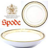 <em>Fine Bone China - Regimental Royal Shape</em><br /><br />A delicious colour combination of cobalt blue and peach 'marbled' cream bands, beautifully defined and detailed by an abundance of 22 carat gold<br /><br />All our stock is new from the supplier, Spode.&nbsp;<br /><br />*This is a discontinued range so only available while stock lasts.*<br /><br /><strong>Offical UK Stockist</strong>