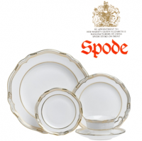<p class="bodytext">Dazzling opulence describes a formal table set with Spode's Sheffield pattern. Crafted in ornate Old-World style reminiscent of a queen's dining d&eacute;cor or castle banquet hall, the collection features translucent fine bone china with gleaming white centers bordered by lavishly applied 22-carat-gold accent work. Wide trim, raised leaf sprigs, and shimmering flower motifs make a grand initial impact, while scalloped rims, wavy contours, and realistic leaf and acorn knobs offer a refined, feminine finish.</p>
<p class="bodytext">Made in England and perfected by Josiah Spode himself in the 1700s, Sheffield is the more streamlined cousin to the intricate&nbsp;Stafford White&nbsp;pattern and complements formal dining with luxurious yet smartly tailored style. Though it should not be place in the microwave because of the gold detailing, it does go safely into the dishwasher on low heat.</p>
<p class="bodytext">Spode Sheffield (R3359) was produced from 1962 to 2009.<br /><br />All our stock is new from the supplier, Spode.&nbsp;<br /><br />*This is a discontinued range so only available while stock lasts.*<br /><br /><strong>Offical UK Stockist</strong></p>