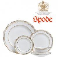 <p class="bodytext">Dazzling opulence describes a formal table set with Spode's Sheffield pattern. Crafted in ornate Old-World style reminiscent of a queen's dining d&eacute;cor or castle banquet hall, the collection features translucent fine bone china with gleaming white centers bordered by lavishly applied 22-carat-gold accent work. Wide trim, raised leaf sprigs, and shimmering flower motifs make a grand initial impact, while scalloped rims, wavy contours, and realistic leaf and acorn knobs offer a refined, feminine finish.</p>
<p class="bodytext">Made in England and perfected by Josiah Spode himself in the 1700s, Sheffield is the more streamlined cousin to the intricate&nbsp;Stafford White&nbsp;pattern and complements formal dining with luxurious yet smartly tailored style. Though it should not be place in the microwave because of the gold detailing, it does go safely into the dishwasher on low heat.</p>
<p class="bodytext">Spode Sheffield (R3359) was produced from 1962 to 2009.<br /><br />All our stock is new from the supplier, Spode.&nbsp;<br /><br />*This is a discontinued range so only available while stock lasts.*<br /><br /><strong>Offical UK Stockist</strong></p>