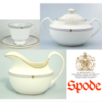 <span>Spode Opera (Y8580) with gold trim was produced from 1992 to 2004.<br /><br />Fine Bone China Made in England.<br /><br />All our stock is new from the supplier, Spode.&nbsp;<br /><br />*This is a discontinued range so only available while stock lasts.*<br /><br /><strong>Offical UK Stockist</strong><br /></span>