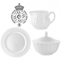 Royal Worcester Warmstry<span><span>&nbsp;is a delightful collection of traditional white fine bone china. With subtle yet distinctive ripple detailing, this range offers a pure and elegant backdrop where food takes centre stage.<br /><br /></span></span>Made from premium fine bone china, Royal Worcester Warmstry is durable and strong. Ideal for restaurant use, all pieces are dishwasher and microwave safe, and also have a superior glazed finish which makes them highly durable and chip resistant.
<p>Founded in 1751, Royal Worcester is synonymous with heritage, quality and prestige. One of the oldest English pottery brands still in existence today, Royal Worcester can be credited for spearheading the British ceramics industry.</p>
<p>As a pioneer of British-made porcelain, Royal Worcester is renowned for its English-made fine bone china which is widely acknowledged as being a premium choice for catering and hospitality businesses.<br /><br />All our stock is new from the supplier, Royal Worcester.&nbsp;<br /><br /><strong>Offical UK Stockist</strong></p>