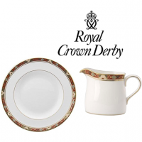 <span><strong>Now Discontinued. These items are available from the stock we have left.</strong></span><br />The rich colouring and flowing lines of Cloisonne were inspired by the ancient Chinese art-form of firing jewel-bright enamels set within a tracery of brilliance and beauty. Oriental style motifs in shades of cream, ivory, pale green and rich jade green all edged and traced with pure gold reflect the true spirit of Cloisonne, and are set against a velvety ground in colour tones of rich russet.<br /><br /><span>All our stock is new from the supplier, Royal Crown Derby.&nbsp;</span><br /><br /><span>*This is a discontinued range so only available while stock lasts.*</span><br /><br /><strong>Offical UK Stockist</strong>