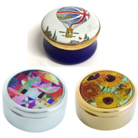 Trinket boxes and pill boxes at Morrab Studio.