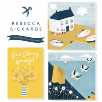 <span>Rebecca Rickards is a Designer &amp; Illustrator inspired by everyday Cornwall.<br /></span>