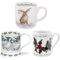 Christmas Mugs at Morrab Studio.