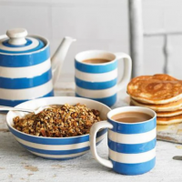 <span><span>&nbsp; <span style="color: #0000ff;">&nbsp;The classic Cornish blue and white stripey tableware has been made since 1926, and it has become quite the icon of British design. Our blue Cornishware stripes make for perfect presents. Mostly boxed.<br /></span><br /><strong>&nbsp; Please be aware that the colour of this range has slight inconsistencies. The blue might vary slightly and the background off/white may vary slightly. This has been normal for this range for some years.<br /></strong><br /><strong><span style="font-size: small;">&nbsp; &nbsp;</span>Please contact us if you are looking for a particular shade of colour (from previous experience). We may be able to help.</strong><br /><span style="font-size: small;"><br /></span></span></span>
<h2>Morrab Studio is the Oldest Cornishware Stockist &amp; Specialist</h2>
<span><span style="font-size: small;"><br /></span></span>
