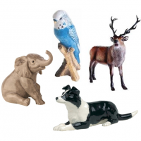 <p>Founded in 1892 by James Beswick and his sons, in Loughton, Stoke-on-Trent, J. W. Beswick pottery is now highly sought after by collectors. Beswick are mainly known for producing high quality porcelain figurines such as farm animals and Beatrix Potter items.</p>
<p>Owned by Royal Doulton in the late 1960s until late 1980s, Beswick is now owned by Dartington Crystal who still produce animals using some of the original moulds from the Gold Street works.</p>