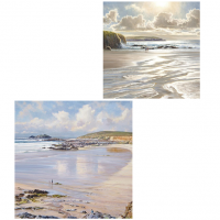 <strong>Duncan Palmer Art at Morrab Studio</strong><br /><br /><span>"I try to capture light, texture and atmosphere in my landscapes and coastal scenes, but also concentrating on the small details, for example, giving the effect of damp seaweed on a harbour wall or reflections of clouds on wet sand." - Duncan Palmer<br /><br /><span>Canvas Art Prints - ready to hang.</span></span>