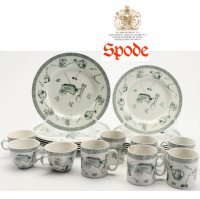 Spode Green Gardening pattern. This pattern is discontinued.<br /><br /><span>Remaining items of original stock from (Spode) supplier.</span>