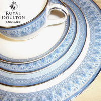 Royal Doulton Rossetti (H5282) was produced from 2001 to 2004.&nbsp;<br /><br />The gold trim on this pattern means it is not safe for use in the microwave.