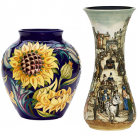 <span style="color: #333333;"><strong><span style="font-size: small;">All in stock now</span><br /><br /></strong>Although all Moorcroft Pottery is highly collectable, the Limited Editions are probably among the most sought after items to own.</span><br /><span style="color: #333333;">All numbered and signed on their bases, ownership of one of the lower edition sizes especially is highly prized. All of the ranges we stock are first quality.</span><br /><span style="color: #333333;">We also check every item on arrival into our stock before we offer it for sale. We are a family business, established in 1950 in the quality gift trade.<br /><br /></span>
<h2>Official Moorcroft Stockist and Specialist for over 30 years.</h2>
<strong><span><br /></span></strong>
