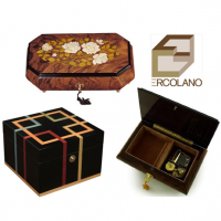 <h3 class="headline-section">A modern version of an antique tradition</h3>
The Sorrentine peninsula boasts a secular tradition in the art of marquetry. From the first half of 800, talented Sorrentine artisans were the first to acquire such technique, which spread extensively all over the Neapolitan territory. The ancient inlaid art has been using to realize new modern collections of boxes characterised by geometric designs in order to meet also the young requirements.<br />
<p>This new line of boxes has been created by the mastery of artisans who have sapiently joyned tradition and modernity. The new technique of the geometrical design, the refined combination of the colours and the particularity of the details in the features, make these boxes unique and inimitable and even more precious and luxury articles. Whoever decide to have one of these will love it forever.</p>
<p>"Traditional handicraft and modern design go hand in hand and the amalgamation of both do wonders"</p>
Superb wooden inlaid jewellery/games boxes. Made in Sorrento, Italy. Some with a musical inside. All hand made to a very high standard.<br /><br /><strong>Official UK Stockist</strong>