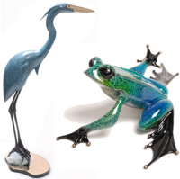 Tim Cotterill Frogman Sculptures<br /><br /><span style="color: #ff0000;"><strong>SALE - 20% OFF ALL Frogman STOCK</strong></span><br /><br />Limited Edition Bronze Frog Sculptures, by Tim Cotterill and other figurines by Brian Arthur.<br /><br />Made from molten bronze and finished with beautiful, colourful patinas. Each one completed by hand and individually made. All sculptures are Limited Editions, signed and numbered. The patinas are created with the use of chemicals with intense heat.