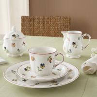<span>'Petite Fleur' by Villeroy &amp; Boch<br /><br /></span>Rustic lightness<br /><br />Delicate flowers radiate playful joy while conveying a feeling of harmony and peace. The Petite Fleur collection embraces this nostalgic feeling with its romantic floral d&eacute;cor on white porcelain. The curved, round shapes are emphasised even more by a splash of colour while giving the tableware a fresh look. Transform your table into a sea of flowers.<br /><br /><strong>Official UK Stockist</strong>