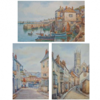 <h2>Exclusive to Morrab Studio</h2>
<p>Thomas Herbert Victor always lived in Mousehole and didn't even go any further than Truro throughout his life.</p>
<p>His watercolour paintings of the harbours and streets of all the local fishing villages, apart from their artistic merit, are of great historic value as a record of how West Cornwall looked 100 years ago.</p>
<p>These reproductions are being sold unmounted and unframed for you to have framed yourself, or we can frame them for you at additional cost. at your own discretion. Printed on quality paper with light resistant inks.</p>