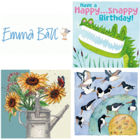 Shop for Emma Ball greetings cards, small cards, large cards from original watercolours.