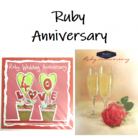 Shop for Ruby Wedding Anniversary cards at Morrab Studio<br /><br /><strong>40th</strong> Wedding Anniversary cards