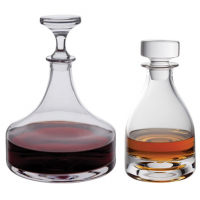 A decanter makes a practical and elegant way to serve and store wines and spirits. They are a favourite gift idea and can be easily engraved for that special occasion.