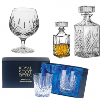 <span><strong>Special Offer on this range.&nbsp;50% Off Normal Retail Price on Certain Items.</strong></span><br /><br />Drinking Glasses from Royal Scot Crystal. All hand cut and Boxed, most in silk-lined presentation boxes.